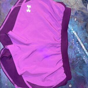 Under Armour Two-Tone Purple Shorts